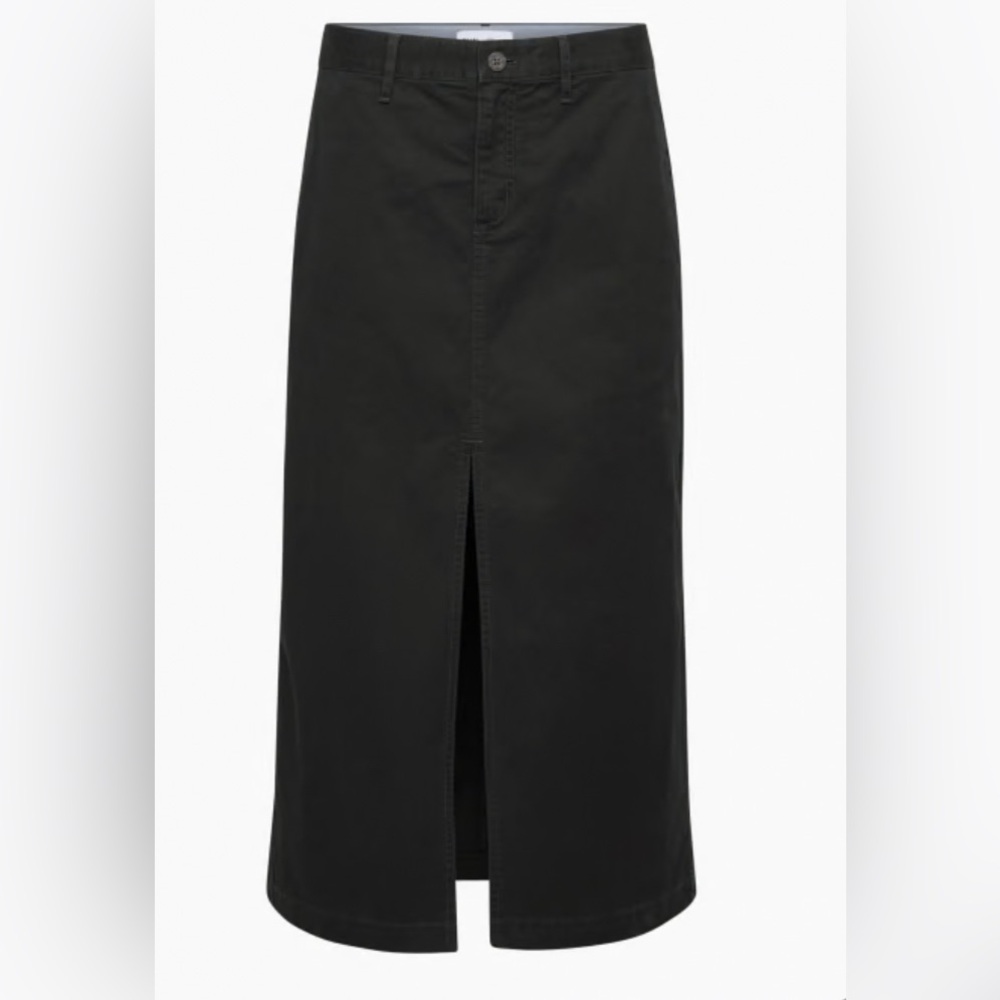 Aritzia TNA Westwood Chino Midi Skirt Size 00